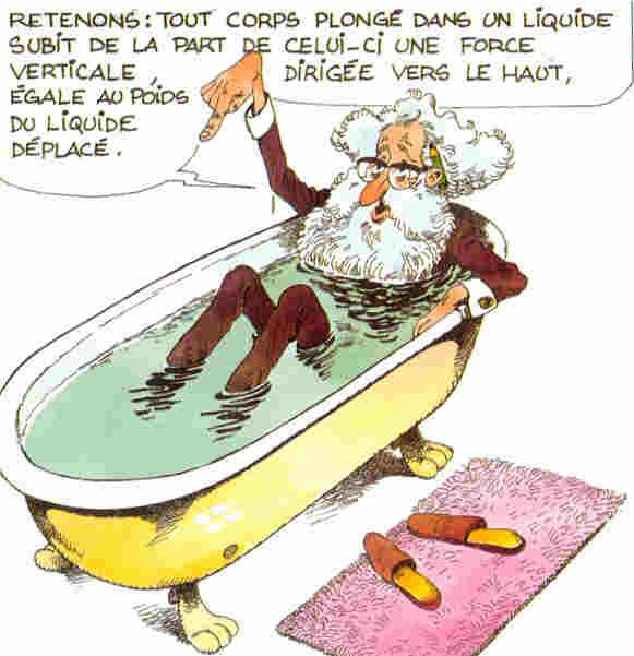 Caricature archimede